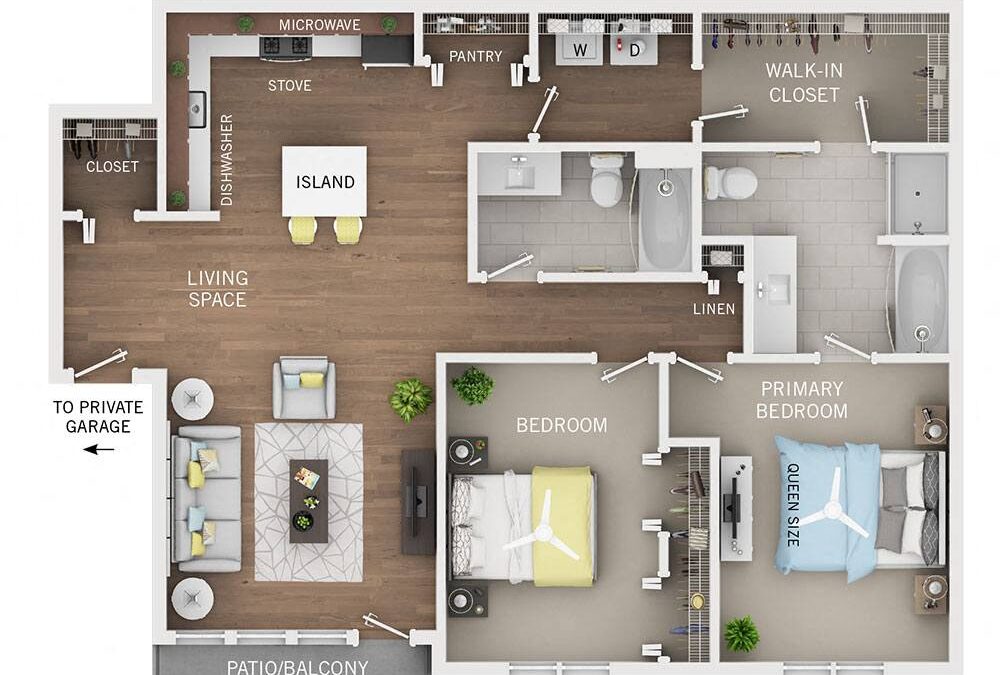 2 bedroom apartment for rent