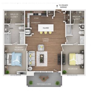 2 bedroom apartment for rent