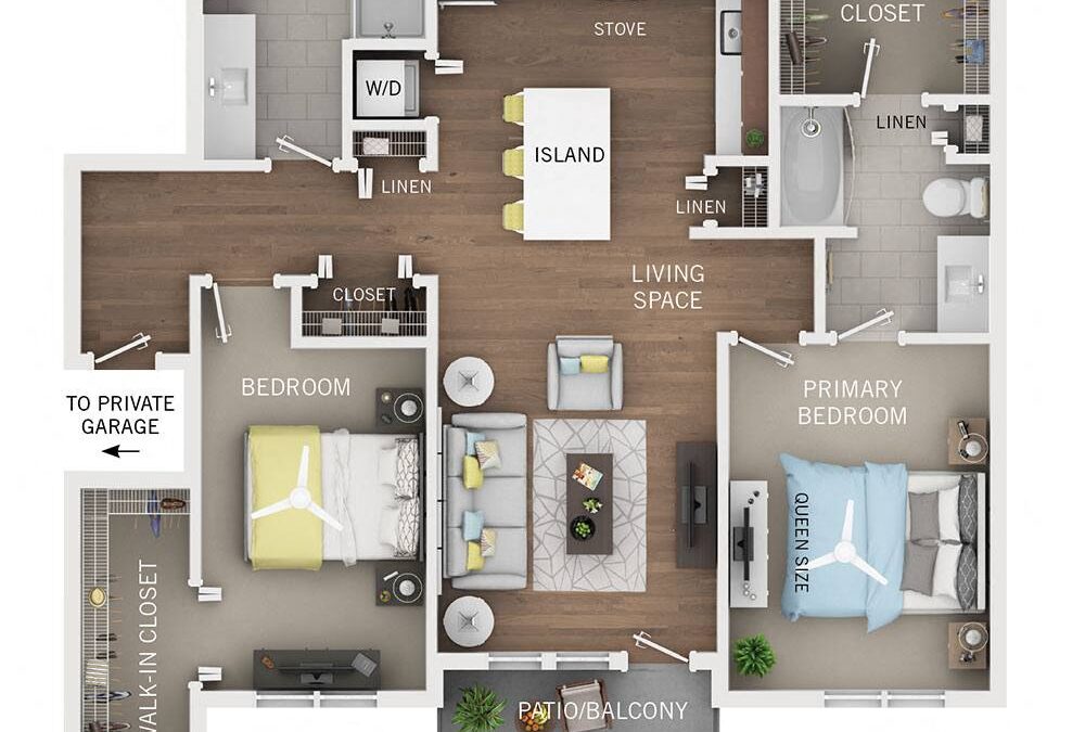 2 bedroom apartment for rent